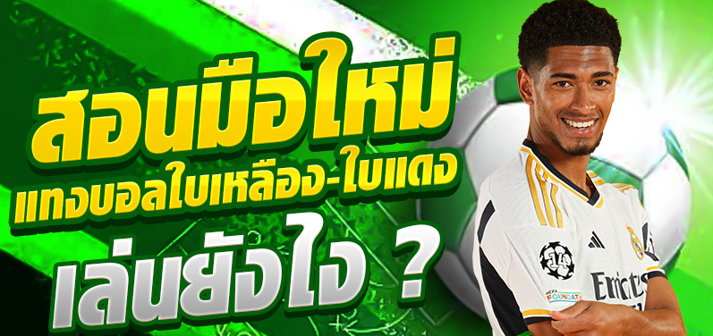 สอนมือใหม่ วิเคราะห์บอลใบเหลือง บนมือถือ สอนมือใหม่ วิเคราะห์บอลใบเหลือง บนมือถือ