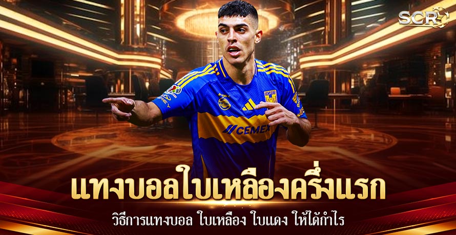 แทงบอลใบเหลืองครึ่งแรก